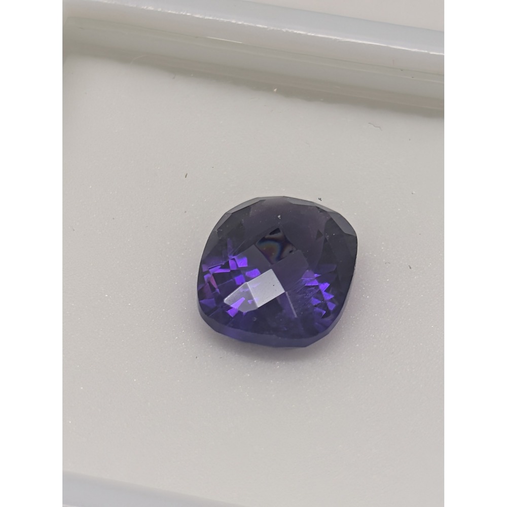 African Amethyst Loose Gemstone 2.20ct Cushion Cut 10x8mm Purple A4C042 - Picture 2 of 6